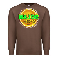 Chestnut MAJOR JACKPOT Design - Pokie Designs Premium Sweatshirt - ArtChic