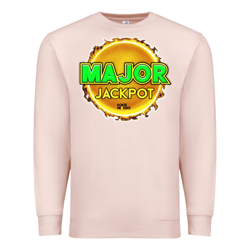 Major Jackpot Design - Pokie Designs Premium Sweatshirt by ArtChic | Teevron