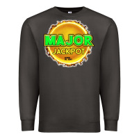 Smoke MAJOR JACKPOT Design - Pokie Designs Premium Sweatshirt - ArtChic