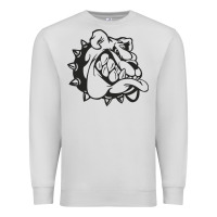 Dove Grey english bulldog Premium Sweatshirt - ArtChic