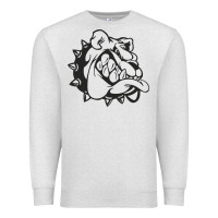 Oatmeal Heather english bulldog Premium Sweatshirt - ArtChic