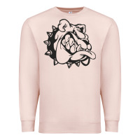 Pale Pink english bulldog Premium Sweatshirt - ArtChic