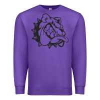 Purple english bulldog Premium Sweatshirt - ArtChic