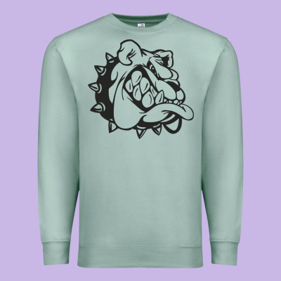 English Bulldog Premium Sweatshirt Designed By Artchic