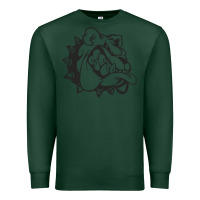 Sports Green english bulldog Premium Sweatshirt - ArtChic