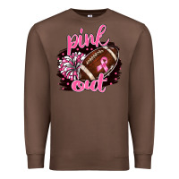 Chestnut pink out football Premium Sweatshirt - BarkalooDesign
