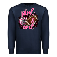 Navy pink out football Premium Sweatshirt - BarkalooDesign