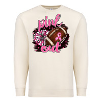 Sandshell pink out football Premium Sweatshirt - BarkalooDesign