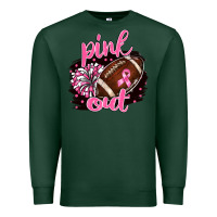 Sports Green pink out football Premium Sweatshirt - BarkalooDesign