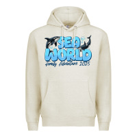 Oatmeal Heather Sea World Family Adventure 2025 Premium Hoodie - CowhideDigitalArt