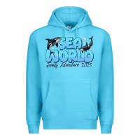 Ocean Blue Sea World Family Adventure 2025 Premium Hoodie - CowhideDigitalArt