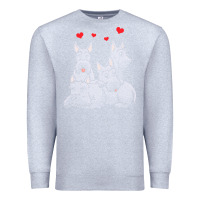 Heather Grey Scottish Terrier Lover Scottish Terrier Dog Aberdeen Terrier Premium Sweatshirt - trangStudio