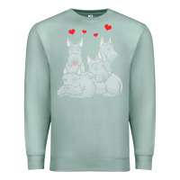 Seafoam Scottish Terrier Lover Scottish Terrier Dog Aberdeen Terrier Premium Sweatshirt - trangStudio