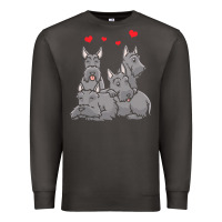 Smoke Scottish Terrier Lover Scottish Terrier Dog Aberdeen Terrier Premium Sweatshirt - trangStudio