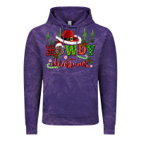Cloud Purple howdy christmas cowboy hat Vintage Hoodie - CowGirlArtShop