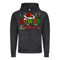 Vintage Black howdy christmas cowboy hat Vintage Hoodie - CowGirlArtShop