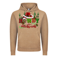 Vintage Coffee howdy christmas cowboy hat Vintage Hoodie - CowGirlArtShop