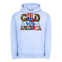 Pigment Grape Ice god bless america Urban Hoodie - AdoDesignShop