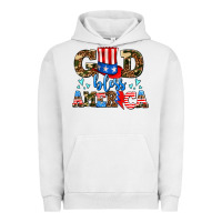Pigment Lunar Rock god bless america Urban Hoodie - AdoDesignShop