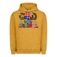 Pigment Peanut Butter god bless america Urban Hoodie - AdoDesignShop