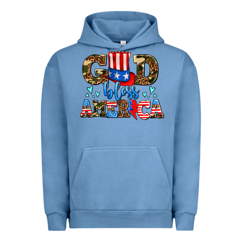 God Bless America Urban Hoodie by AdoDesignShop | Teevron