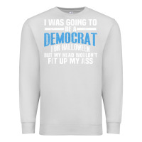 Dove Grey i was going to be a democrat for halloween political t shirt t shirt Premium Sweatshirt - StudioElite