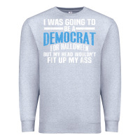 Heather Grey i was going to be a democrat for halloween political t shirt t shirt Premium Sweatshirt - StudioElite