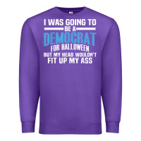 Purple i was going to be a democrat for halloween political t shirt t shirt Premium Sweatshirt - StudioElite