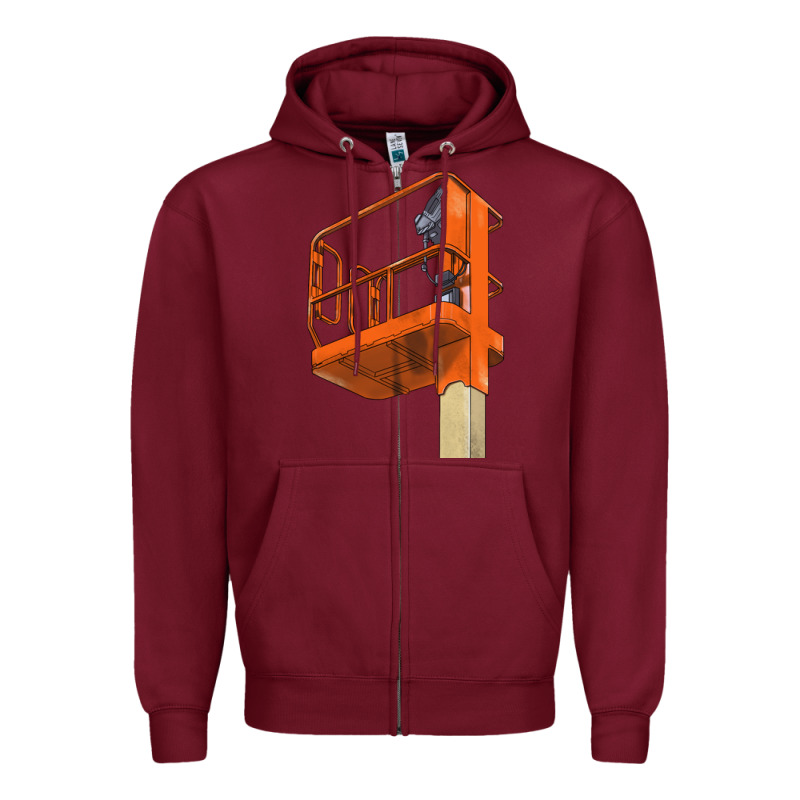Single Man Lift Zipper Hoodie by LillyAllenDesigns | Teevron