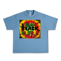Pebble Blue we are black history Urban Heavy Tee - CowGirlArtShop