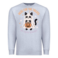 Heather Grey halloween cat costume Premium Sweatshirt - StudioElite