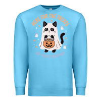 Ocean Blue halloween cat costume Premium Sweatshirt - StudioElite