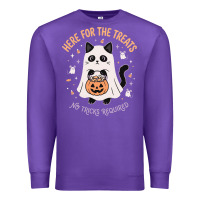 Purple halloween cat costume Premium Sweatshirt - StudioElite