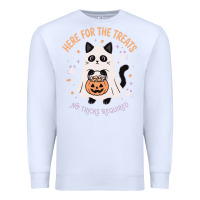 White halloween cat costume Premium Sweatshirt - StudioElite
