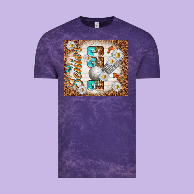 Senior 2023 Volleyball Vintage Tee Designed By Tumblerdesignbyshophia