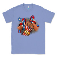Colony Blue America afro girl sneakers Classic Tee - RanaPortraitStore