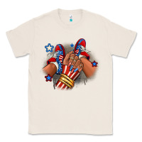 Natural America afro girl sneakers Classic Tee - RanaPortraitStore