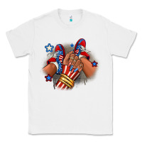 White America afro girl sneakers Classic Tee - RanaPortraitStore