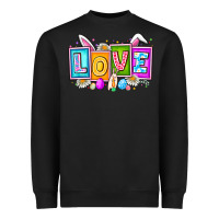 Black Love Easter Heavyweight Sweatshirt - CowhideDigitalArt