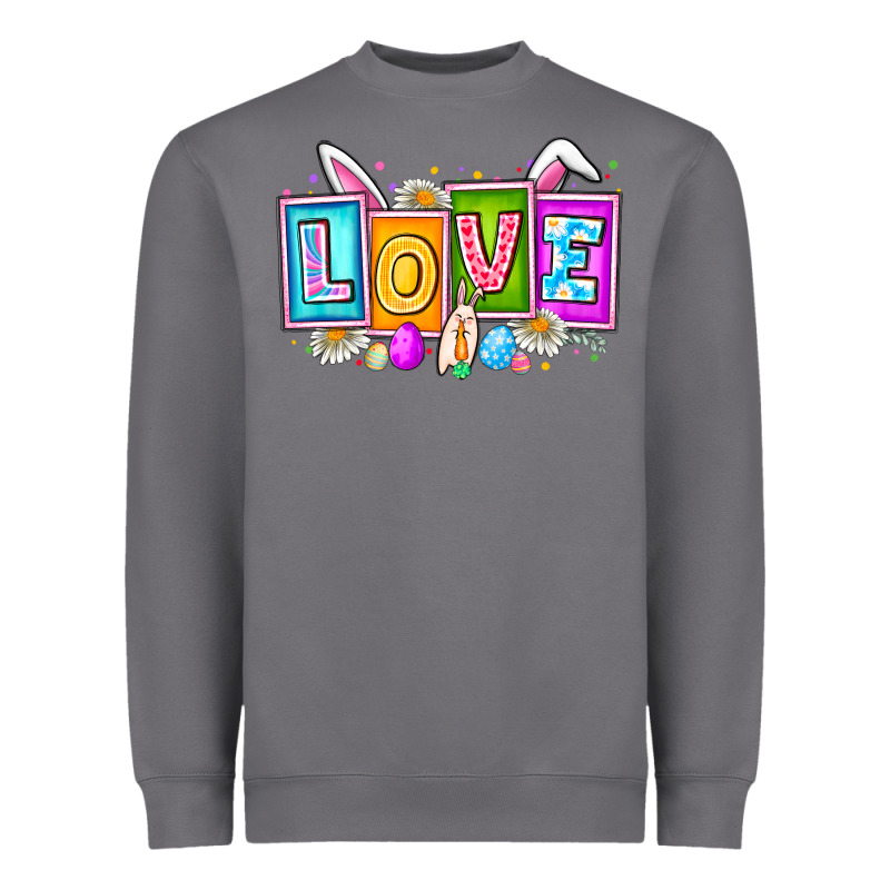 Love Easter Heavyweight Sweatshirt by CowhideDigitalArt | Teevron