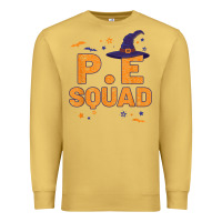 Antique Gold pe squad witch halloween pe teacher matching Premium Sweatshirt - trangStudio