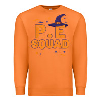 Carrot pe squad witch halloween pe teacher matching Premium Sweatshirt - trangStudio