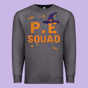 Pe Squad Witch Halloween Pe Teacher Matching Premium Sweatshirt Designed By Trangstudio