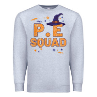 Heather Grey pe squad witch halloween pe teacher matching Premium Sweatshirt - trangStudio