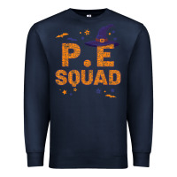 Navy pe squad witch halloween pe teacher matching Premium Sweatshirt - trangStudio