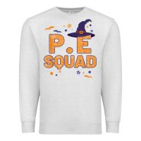 Oatmeal Heather pe squad witch halloween pe teacher matching Premium Sweatshirt - trangStudio