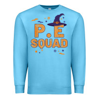 Ocean Blue pe squad witch halloween pe teacher matching Premium Sweatshirt - trangStudio