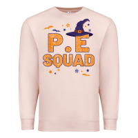 Pale Pink pe squad witch halloween pe teacher matching Premium Sweatshirt - trangStudio