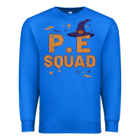 True Royal pe squad witch halloween pe teacher matching Premium Sweatshirt - trangStudio