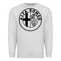 Dove Grey alfa racing big Premium Sweatshirt - PixelFlow